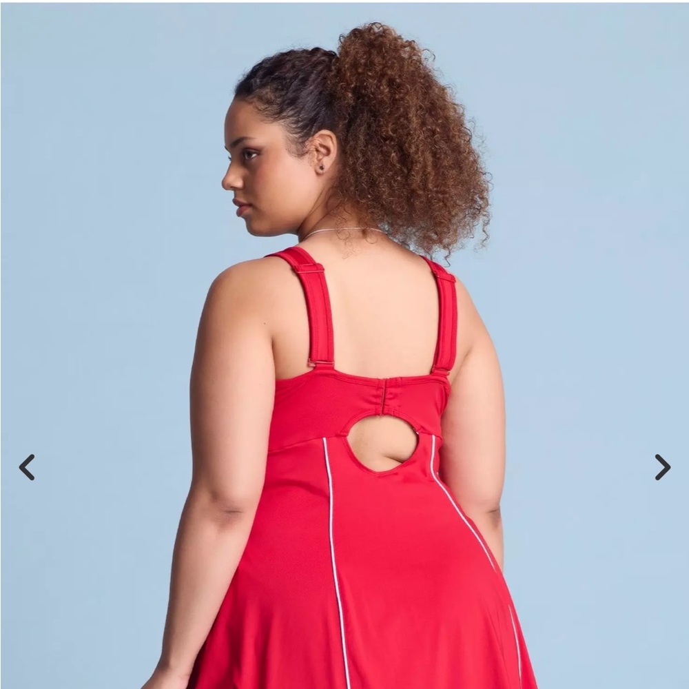EUC Disney Box Lunch Baymax Big Hero Red One Piece Swimsuit/Active Dress Size 3x - Picture 4 of 14